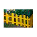Забор "Волна" (дл. 43 см, выс.28 см), цвет желтый